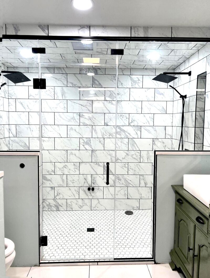 Remodeled bathroom by Lorett's Remodeling and Construction in Tulsa, OK