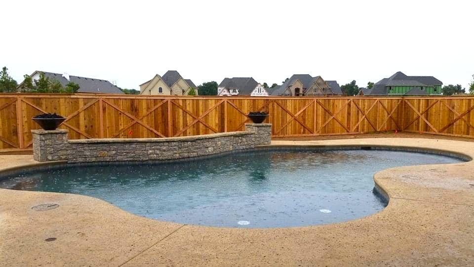 In-ground swimming pool construction by Lorett's Remodeling and Construction in Tulsa, OK