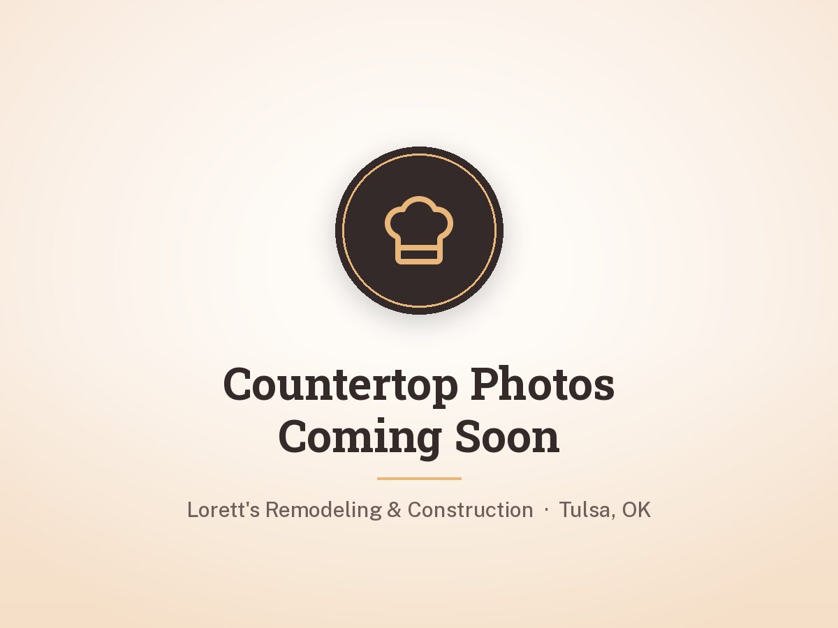 Granite countertop with undermount sink by Lorett's Remodeling and Construction in Tulsa, OK