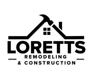 Lorett's Remodeling and Construction in Tulsa Logo Black Transparent